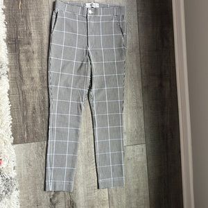 Hollister, gingham formal pants